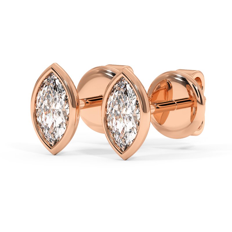 9K Rose Gold Charlotte Earrings