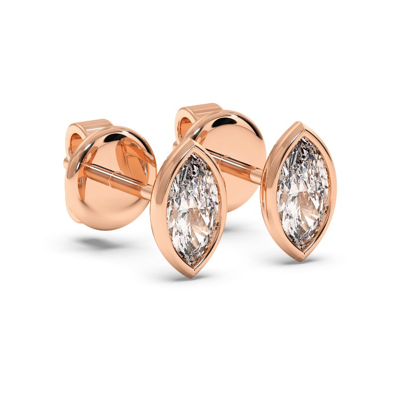 9K Rose Gold Charlotte Earrings