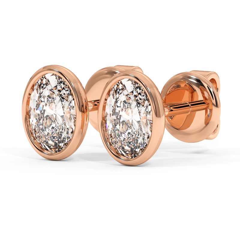 9K Rose Gold Charlotte Earrings