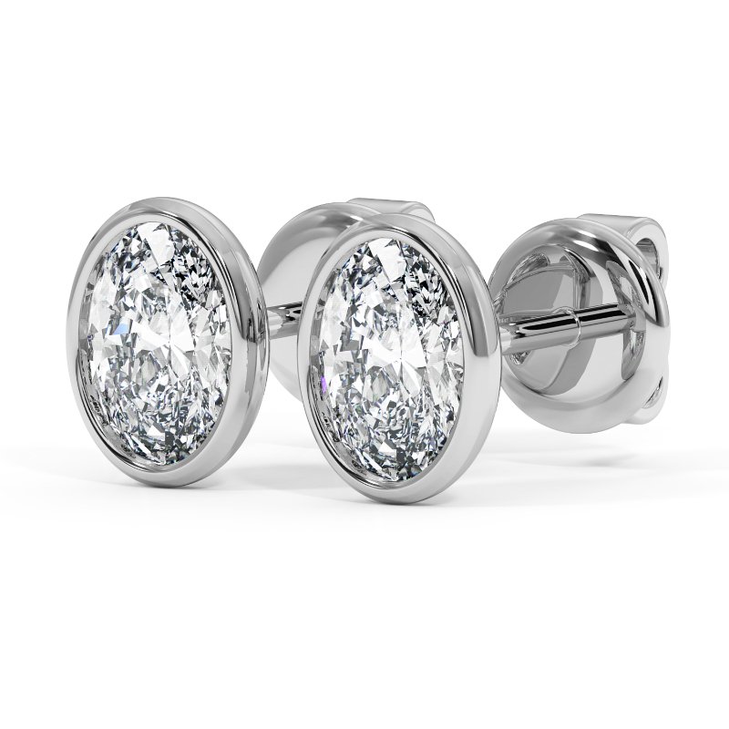 9K White Gold Charlotte Earrings
