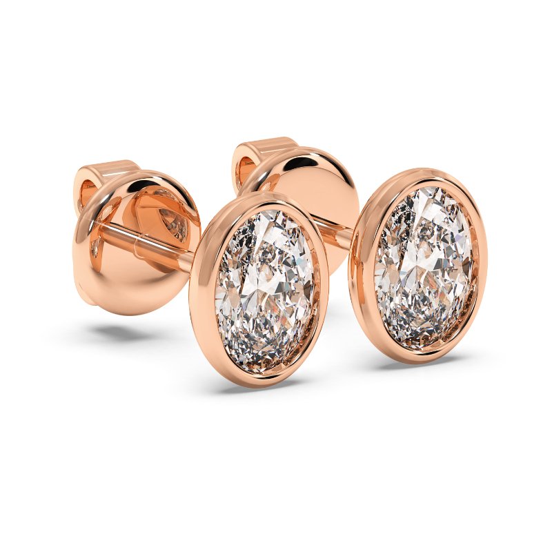 9K Rose Gold Charlotte Earrings