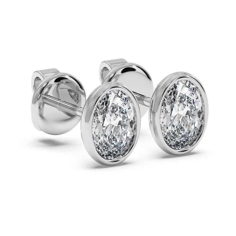 9K White Gold Charlotte Earrings