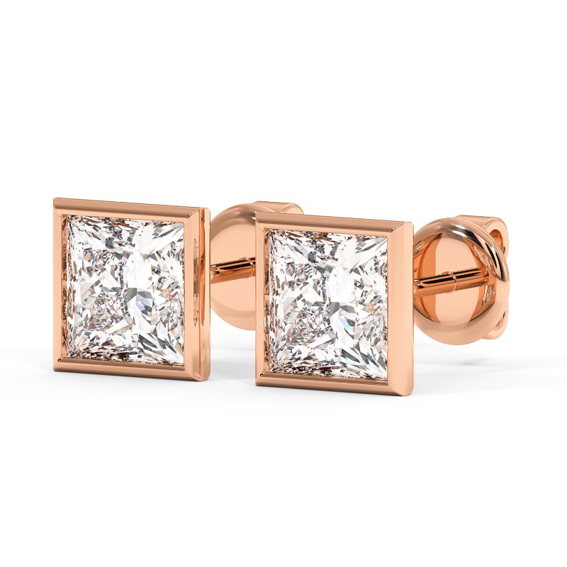 18K Rose Gold Charlotte Earrings