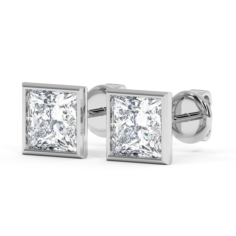 9K White Gold Charlotte Earrings