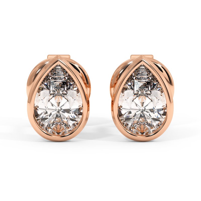 9K White Gold Charlotte Earrings