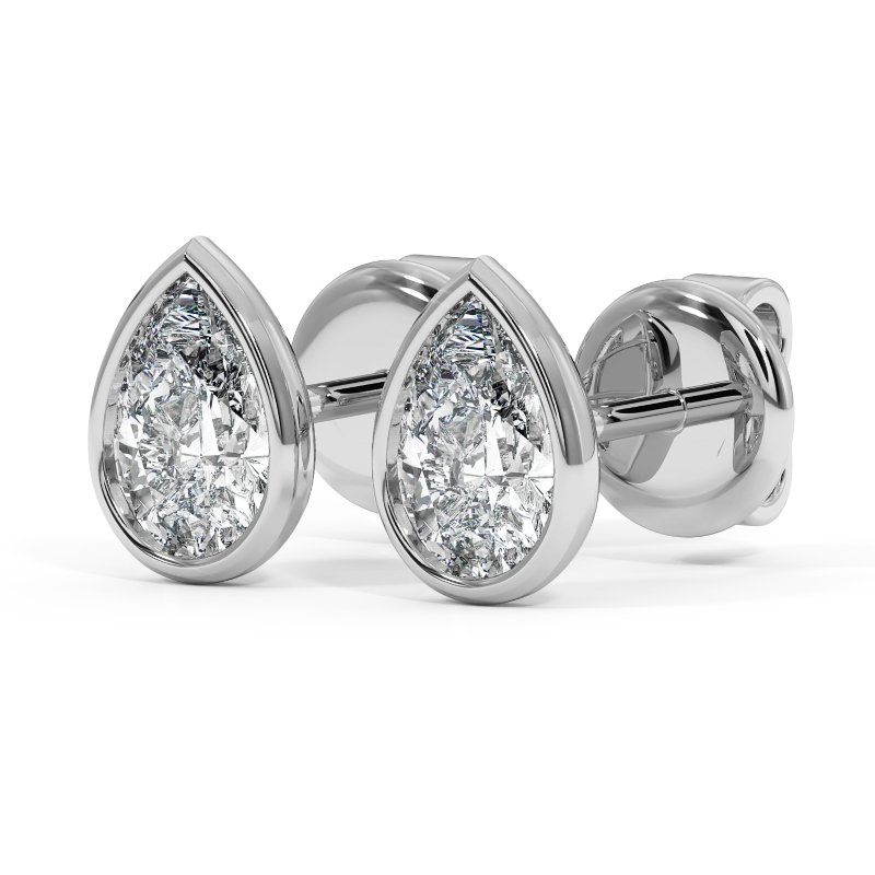 18K White Gold Charlotte Earrings