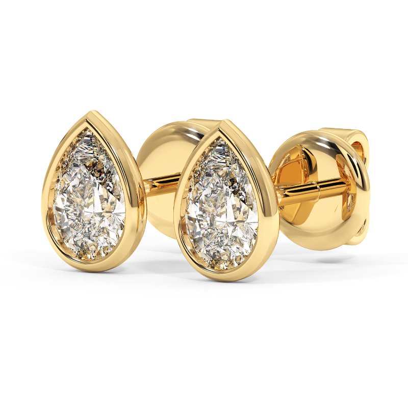 9K Yellow Gold Charlotte Earrings
