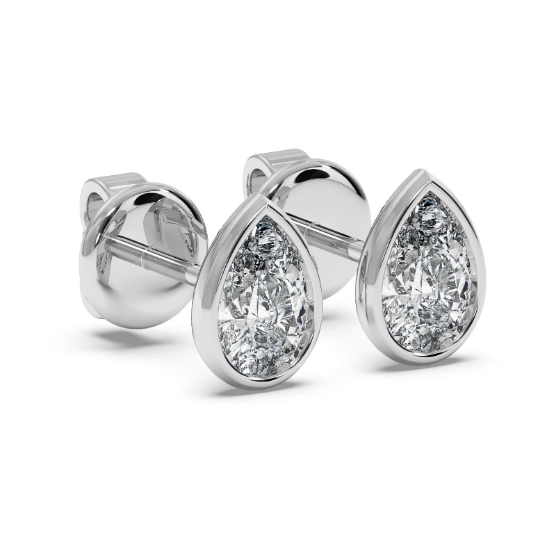 9K White Gold Charlotte Earrings