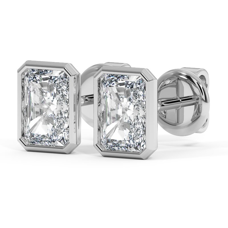 9K White Gold Charlotte Earrings