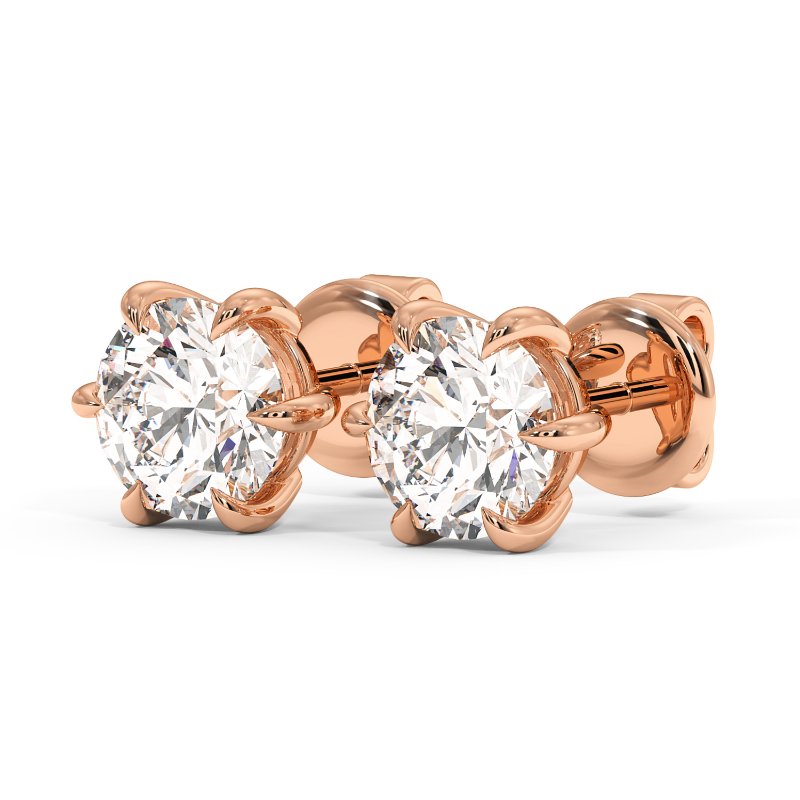 9K Rose Gold Brooke Earrings