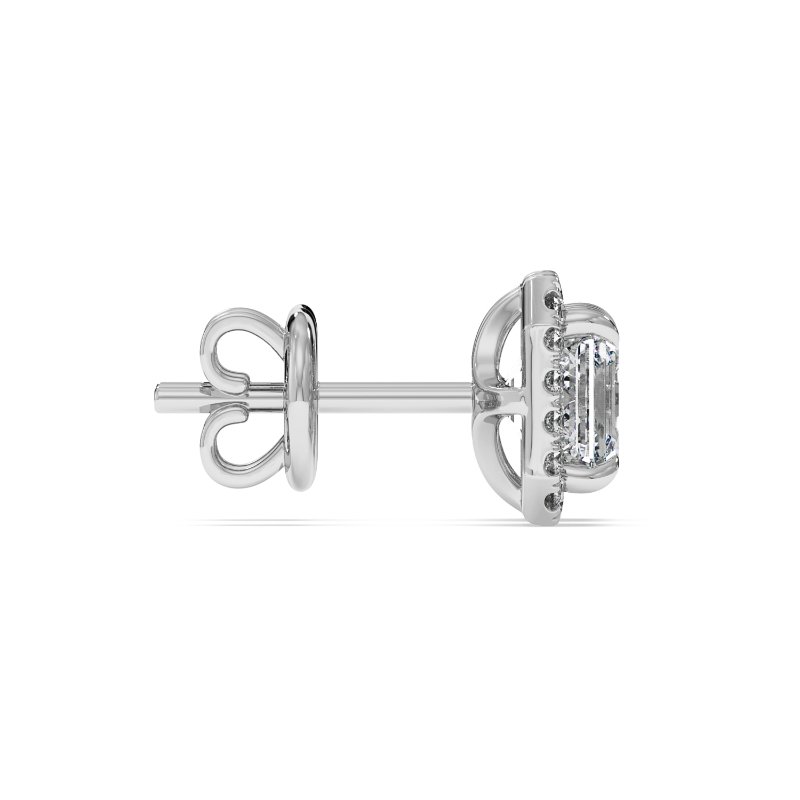 9K White Gold London Earrings