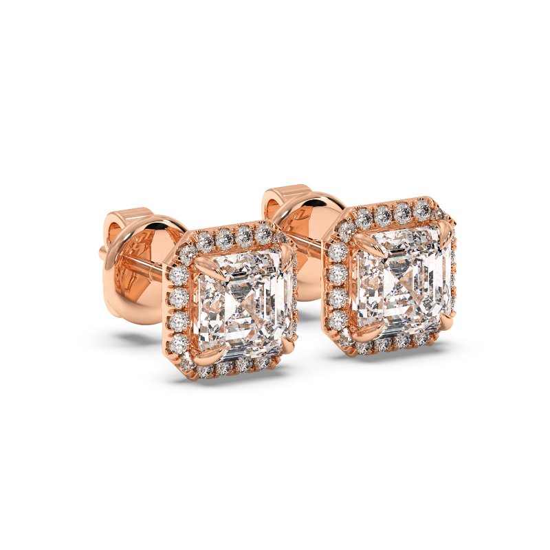 9K Rose Gold London Earrings