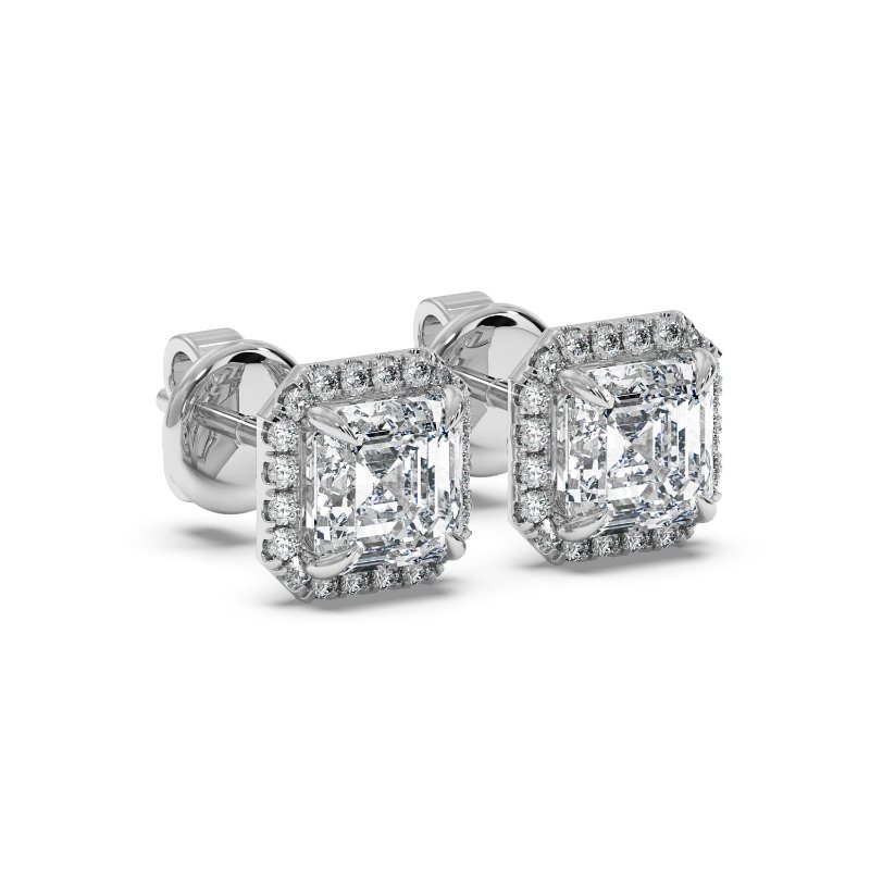 9K White Gold London Earrings