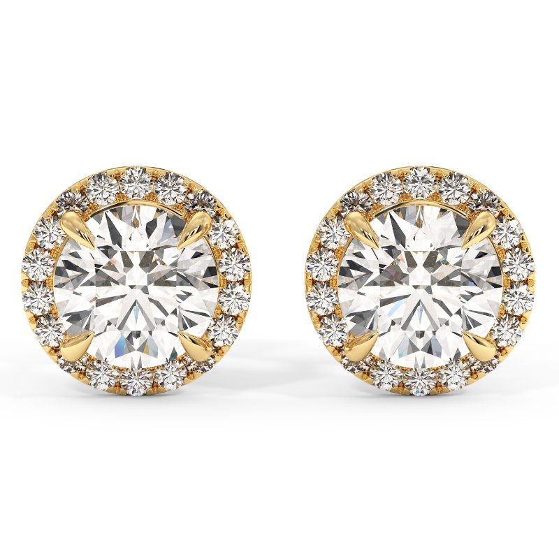 9K White Gold London Earrings