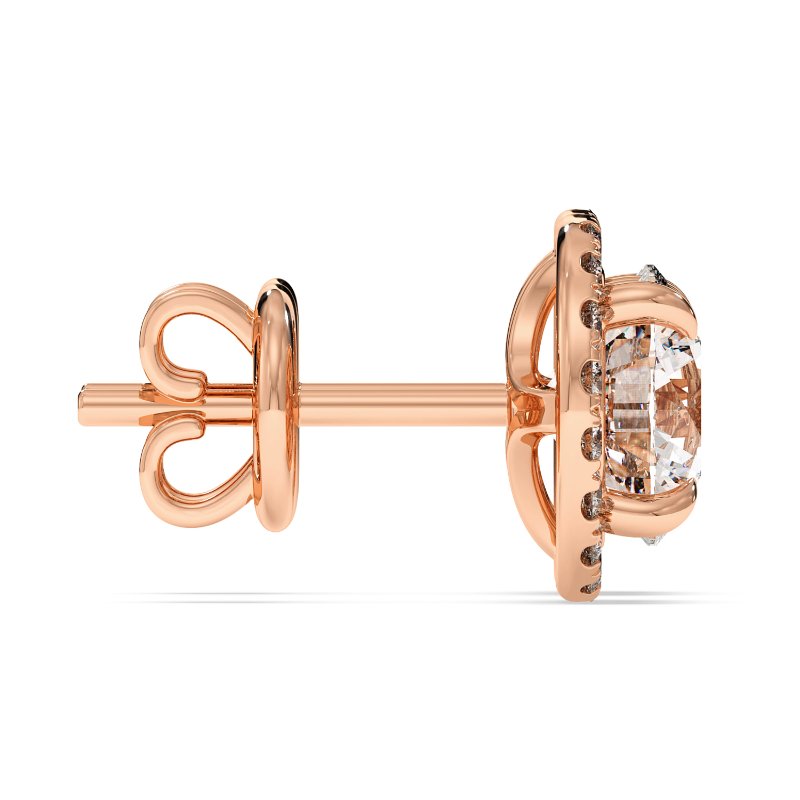 9K Rose Gold London Earrings