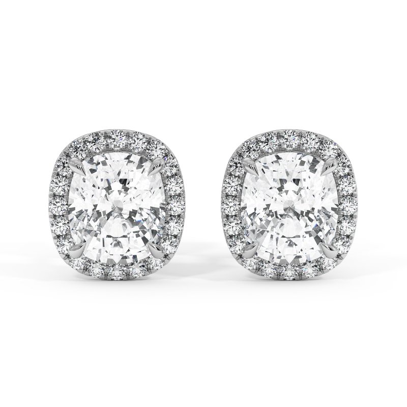 9K White Gold London Earrings