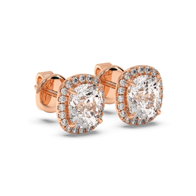 9K Rose Gold London Earrings