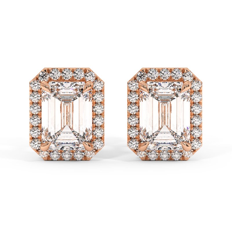 9K White Gold London Earrings