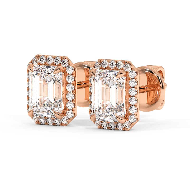 9K Rose Gold London Earrings
