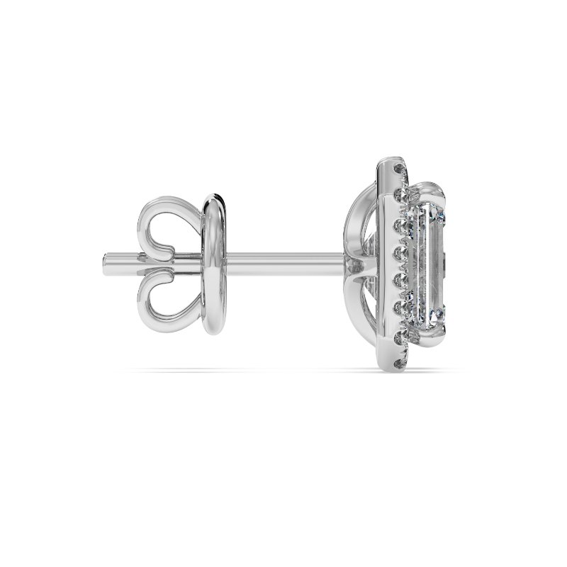 9K White Gold London Earrings