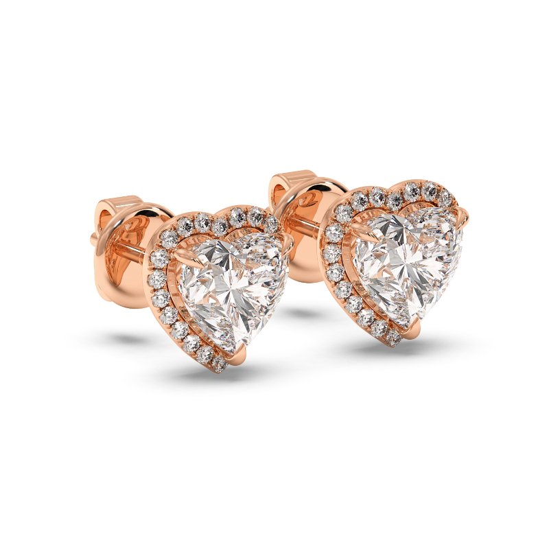 18K Rose Gold London Earrings