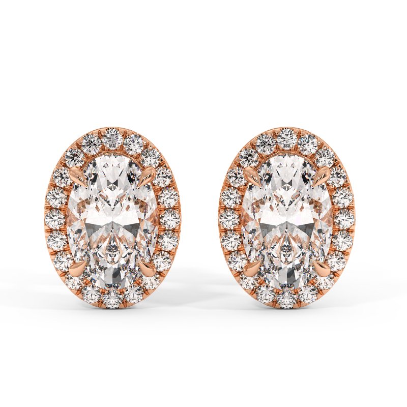 9K White Gold London Earrings
