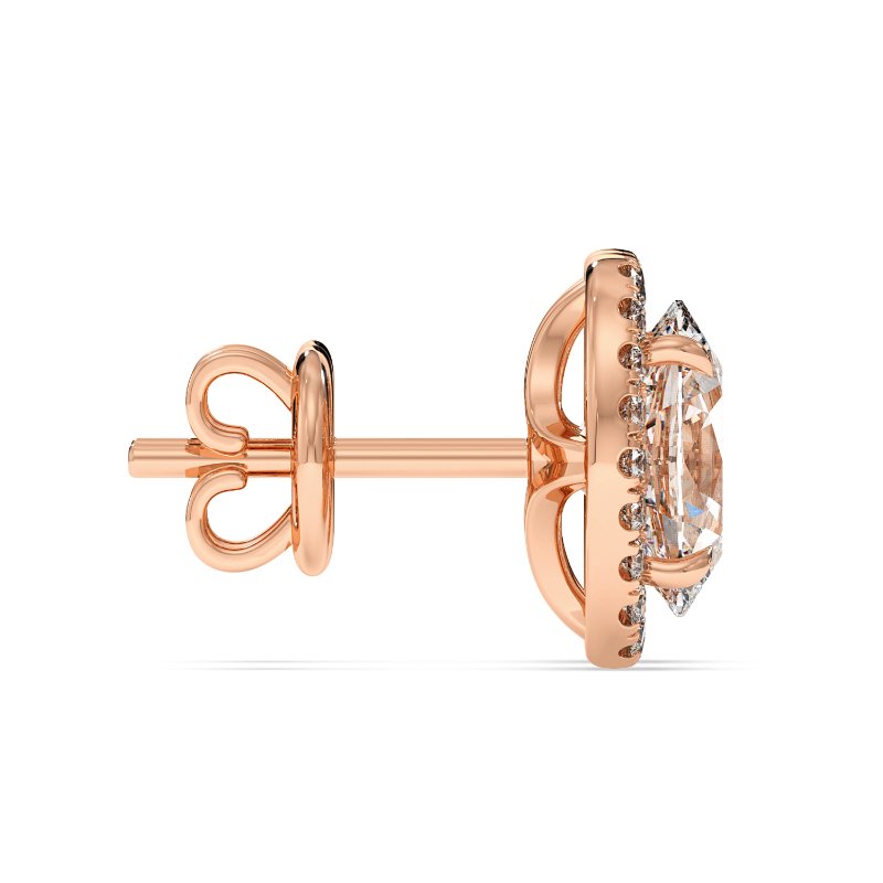 18K Rose Gold London Earrings