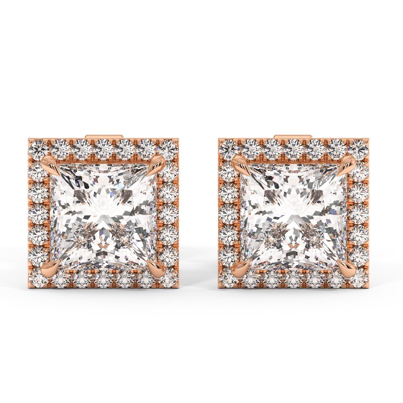 9K White Gold London Earrings