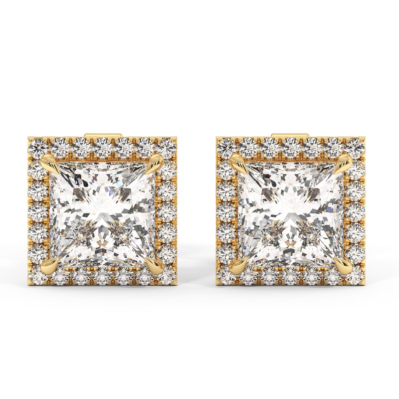 9K White Gold London Earrings