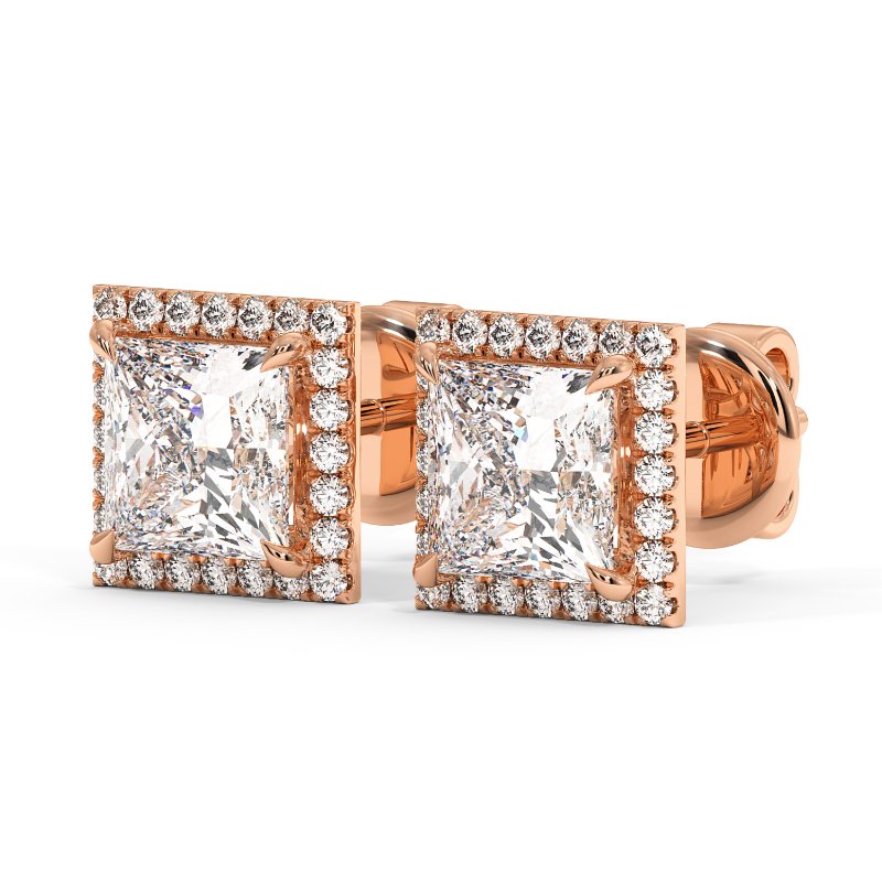 9K Rose Gold London Earrings