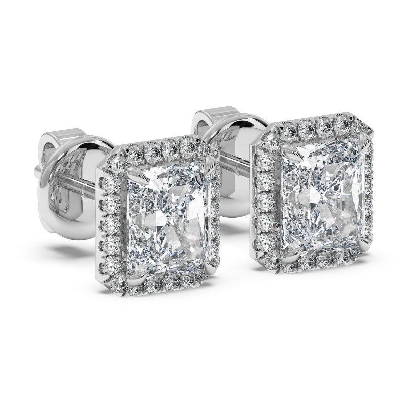 9K White Gold London Earrings