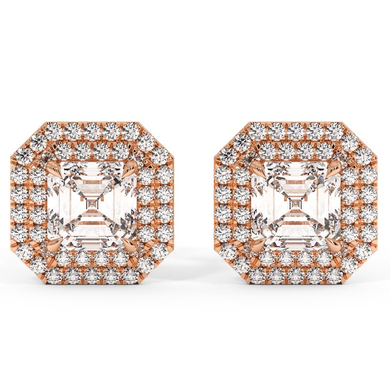 18K White Gold Aspen Earrings