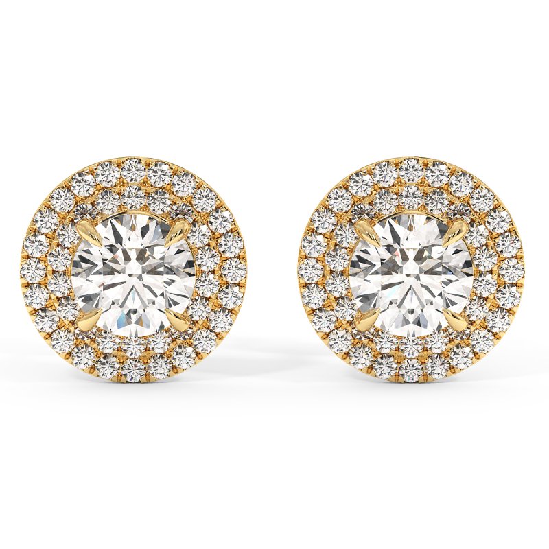 18K White Gold Aspen Earrings