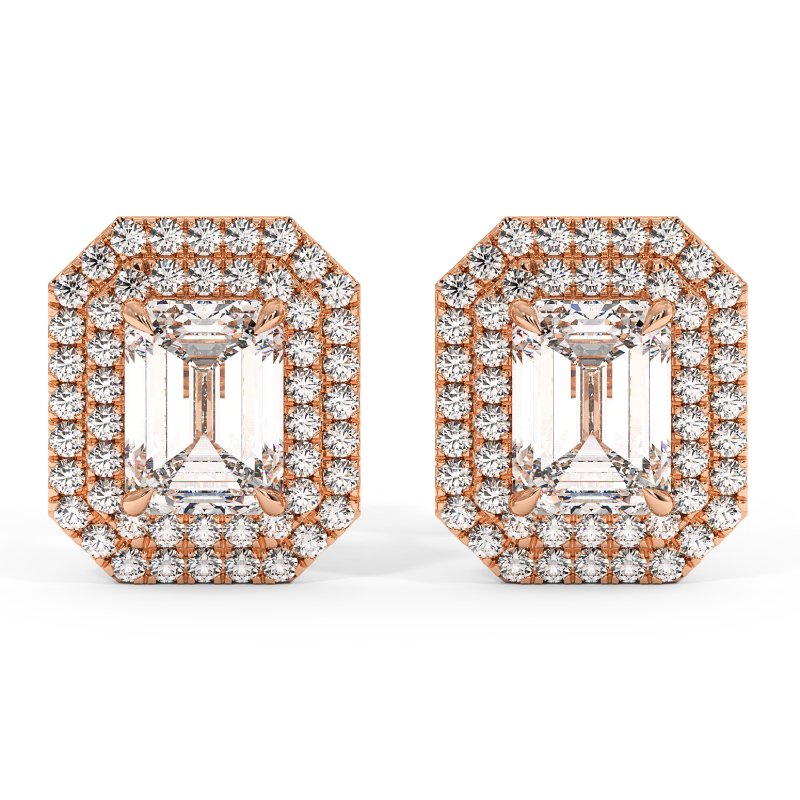 18K White Gold Aspen Earrings