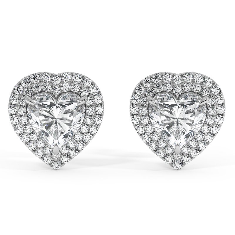 18K White Gold Aspen Earrings