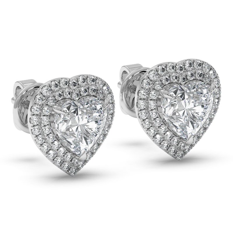 18K White Gold Aspen Earrings