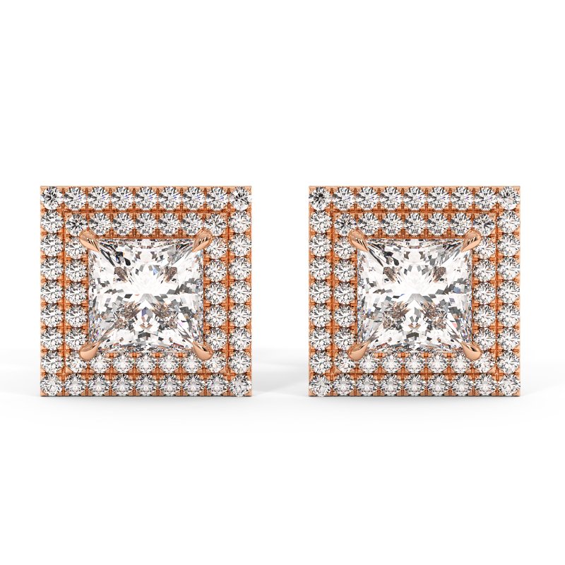 18K White Gold Aspen Earrings