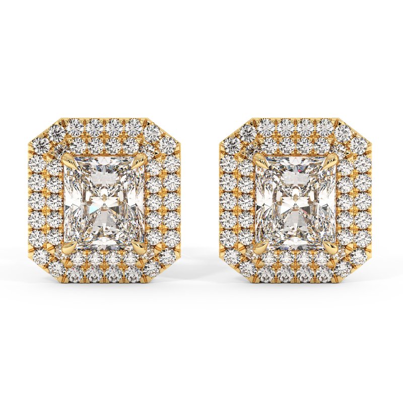 18K White Gold Aspen Earrings