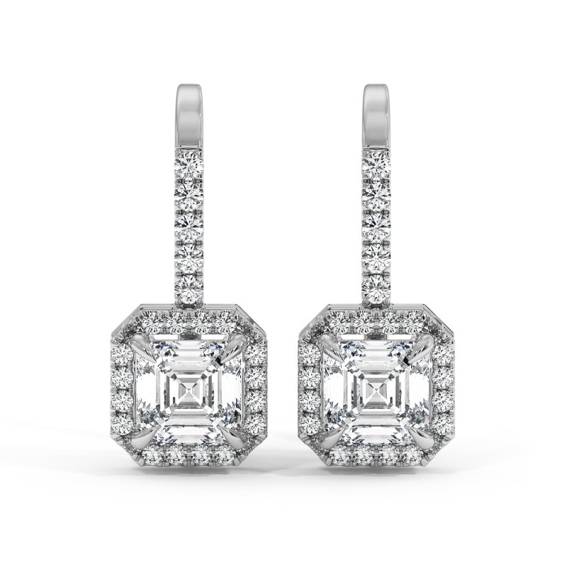 9K White Gold Sydney Earrings