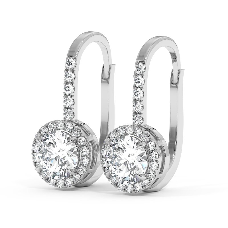 9K White Gold Sydney Earrings