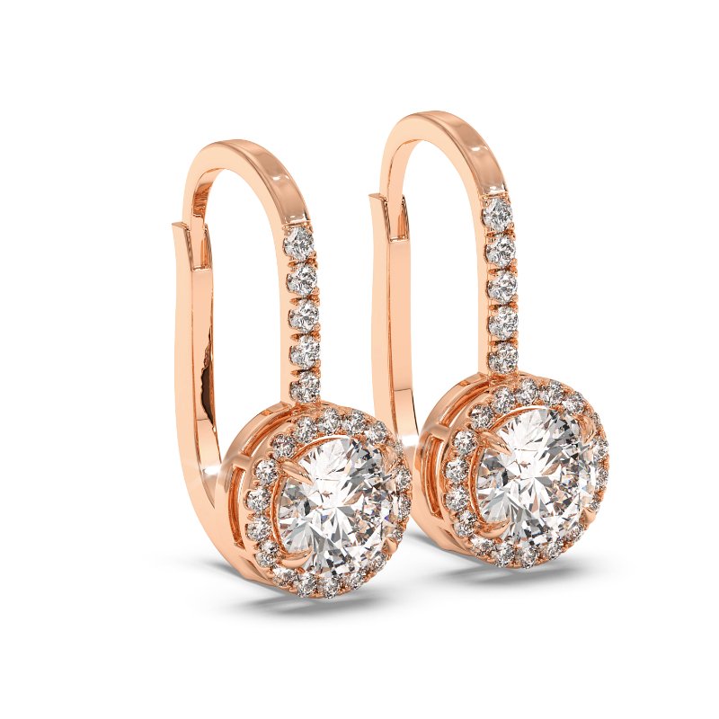 9K Rose Gold Sydney Earrings