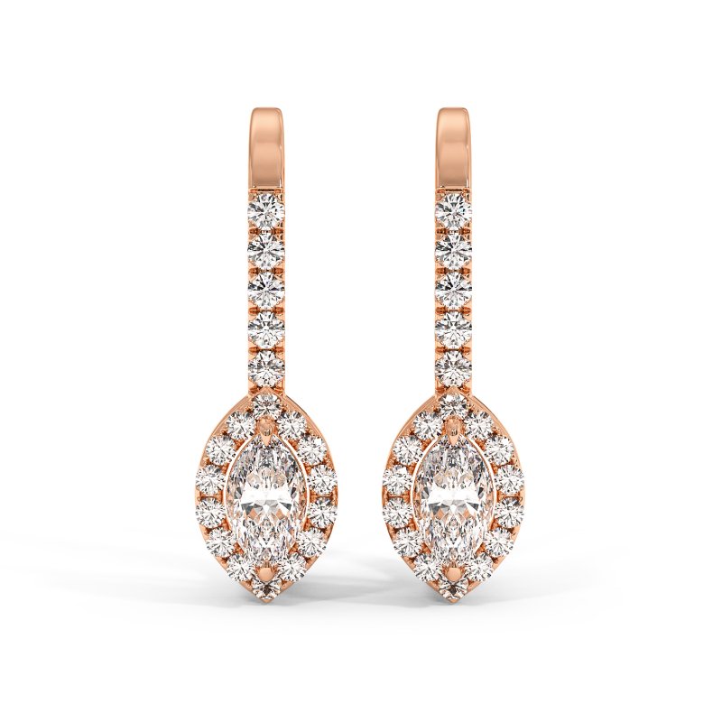 9K White Gold Sydney Earrings