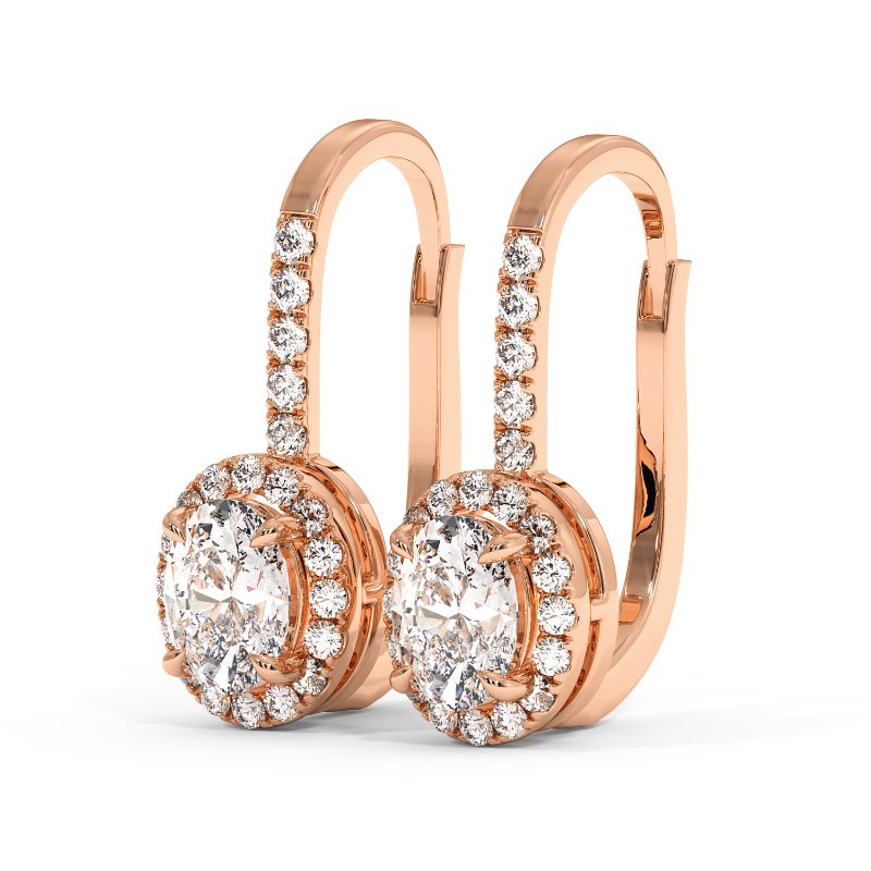 9K Rose Gold Sydney Earrings
