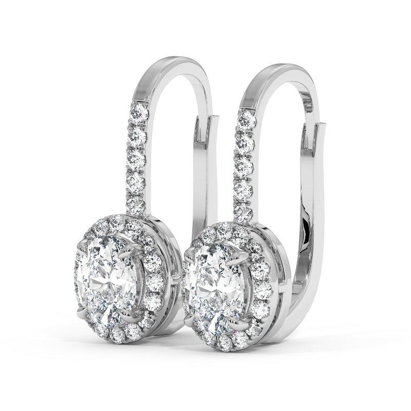 9K White Gold Sydney Earrings