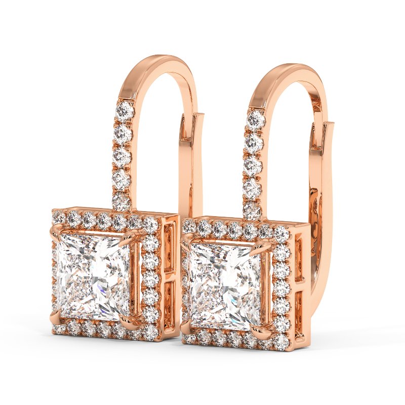 9K Rose Gold Sydney Earrings