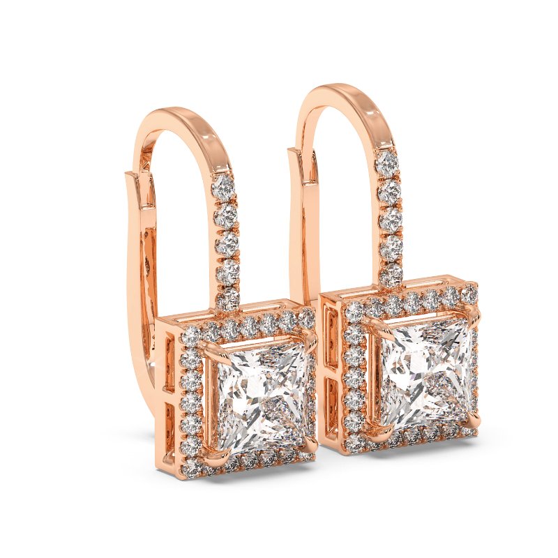 9K Rose Gold Sydney Earrings