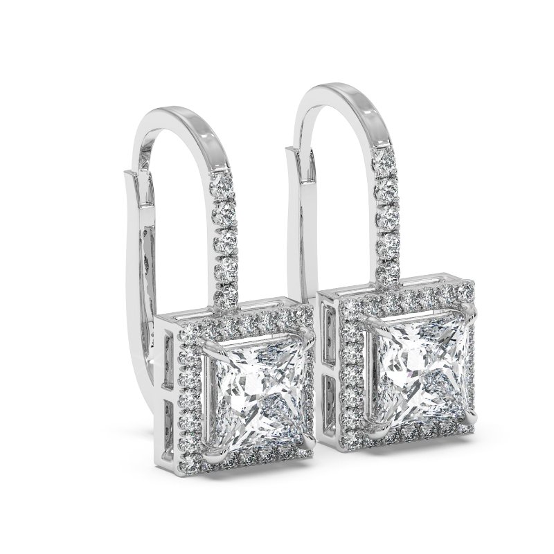 9K White Gold Sydney Earrings