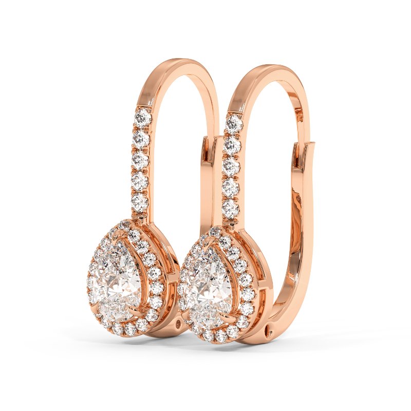 18K Rose Gold Sydney Earrings