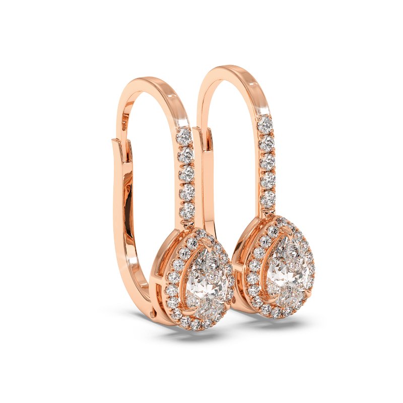18K Rose Gold Sydney Earrings