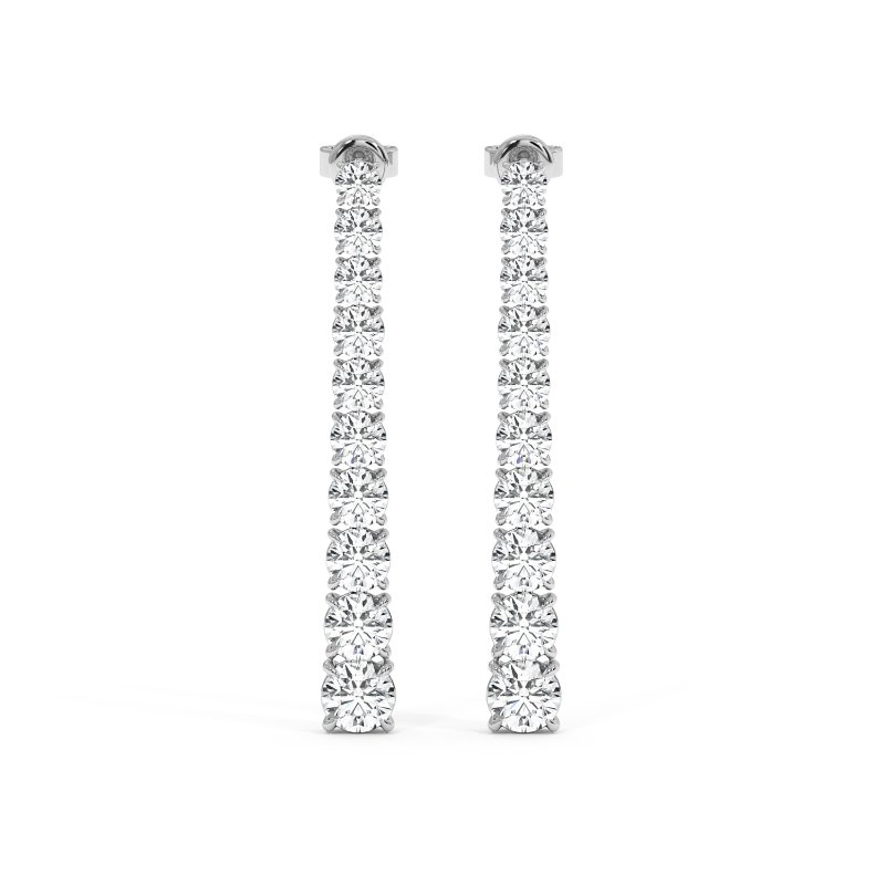 18K White Gold Bianca Earrings